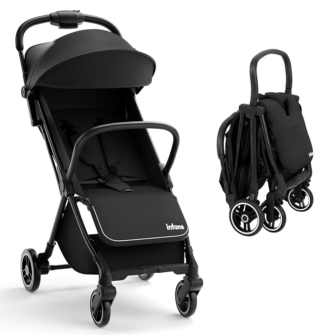 INFANS Lightweight Baby Stroller, Ultra-Compact Fold Airplane Ready Travel by INFANS