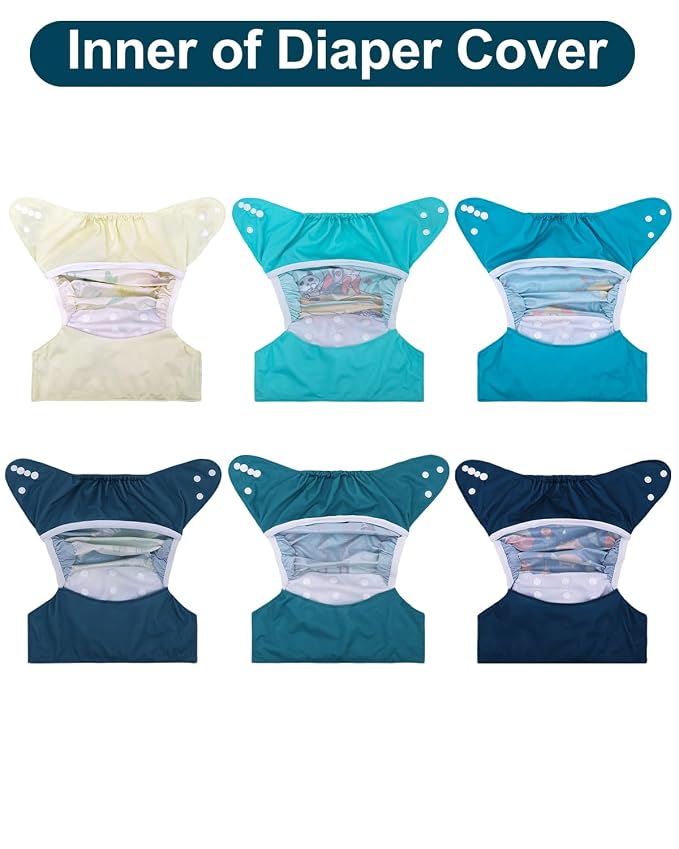 babygoal Cloth Diaper Covers 6 Pack - Image 7