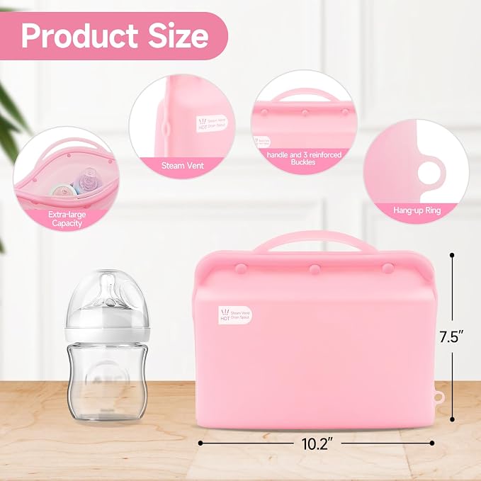 Silicone Microwave Steam Sterilizer Bag - Image 4