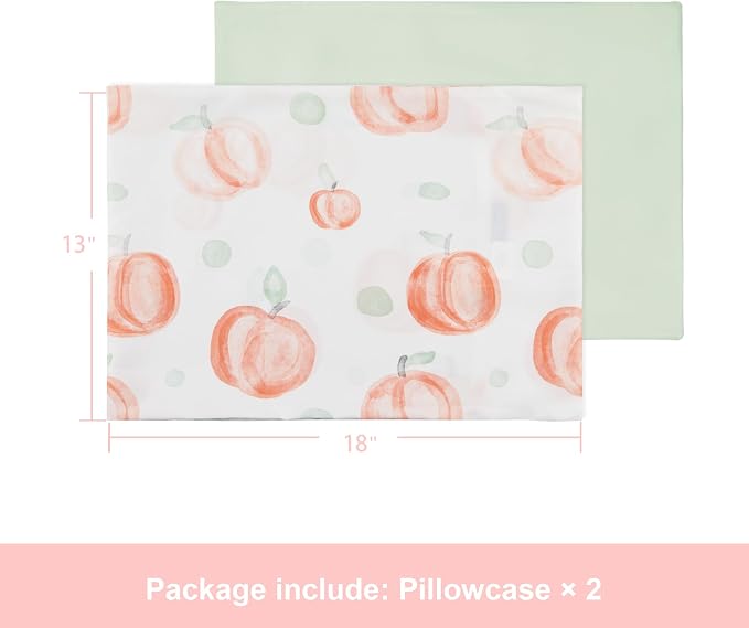 TILLYOU Toddler Pillowcases 13 x 18 Travel Pillow Case 2 Pack, Kids Pillowcases - Image 2