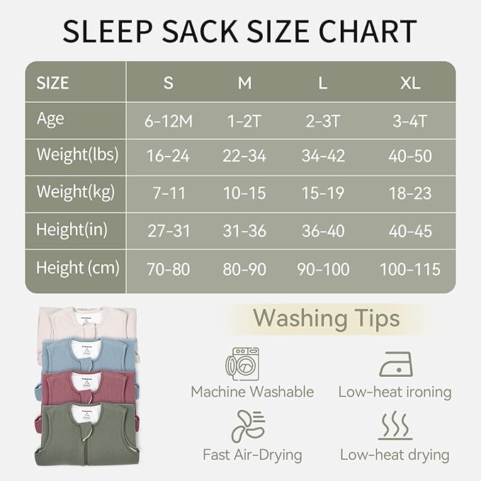 Rayon Made from Bamboo Toddler Sleep Sack - Image 6