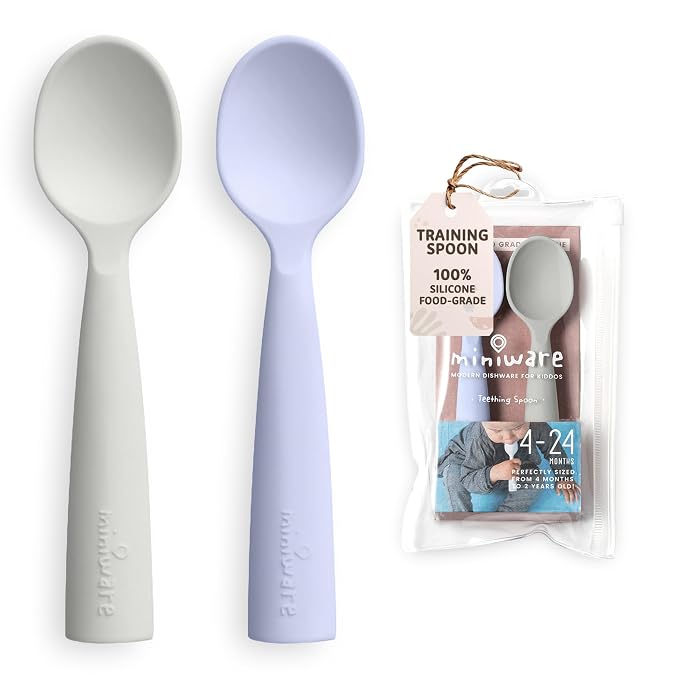 Miniware Silicone Baby Spoon for Training by Miniware