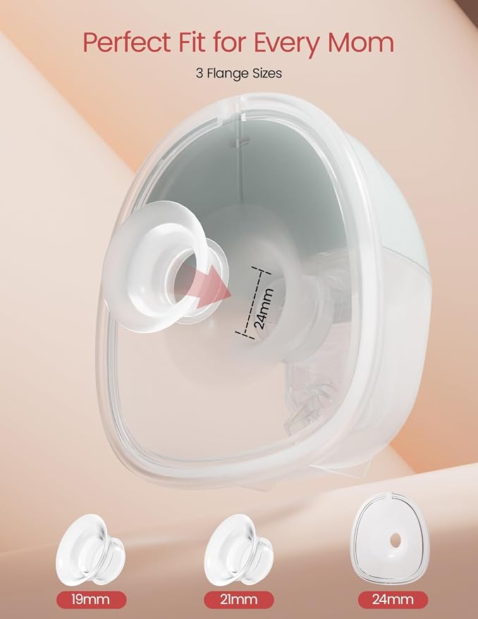 NCVI Wearable Breast Pump Hands Free, Portable Electric Breastfeeding Pump - Image 7