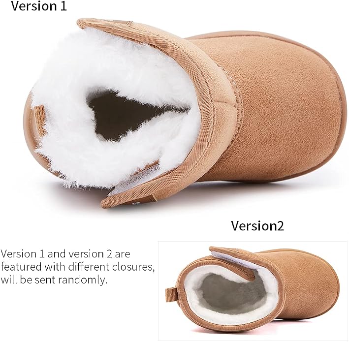 BMCiTYBM Girls Boys Snow Boots Warm Winter Fur Lined Baby Shoes - Image 4
