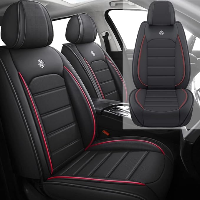 Leather Seat Cover for Ford Edge 2010-2026, Waterproof Soft Seat Covers by LEYPOCO