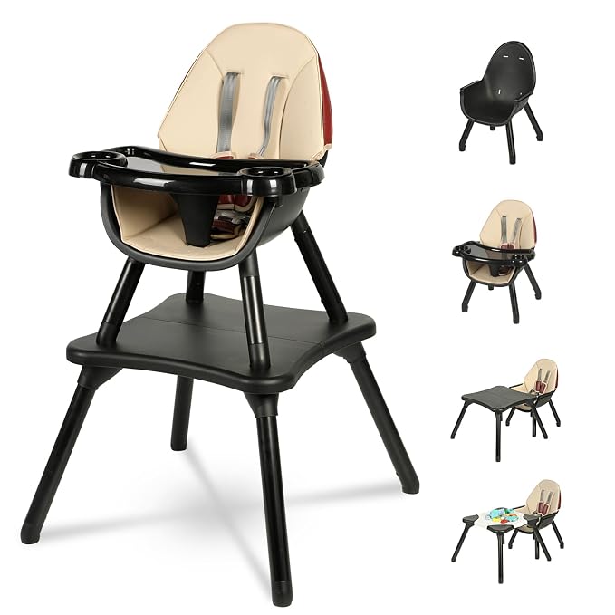 Gofirst 6 in 1 Baby High Chair, Convertible High Chairs by GoFirst