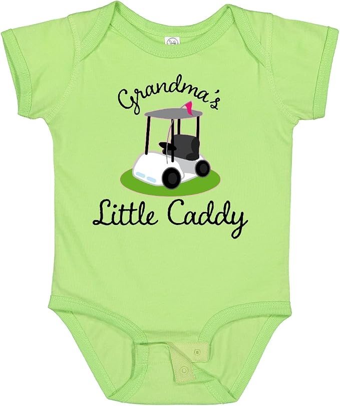 inktastic Grandma's Little Caddy Golf Baby Bodysuit by Inktastic