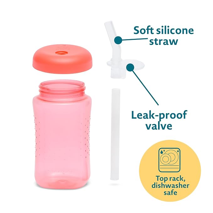 The First Years Squeeze & Sip Toddler Straw Cups - Image 7