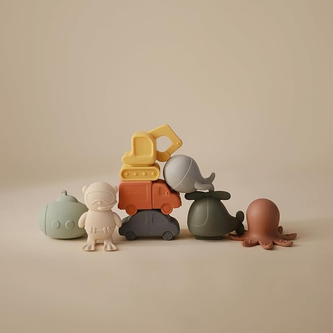 mushie Sealife Bath Toys Play Set - Image 3