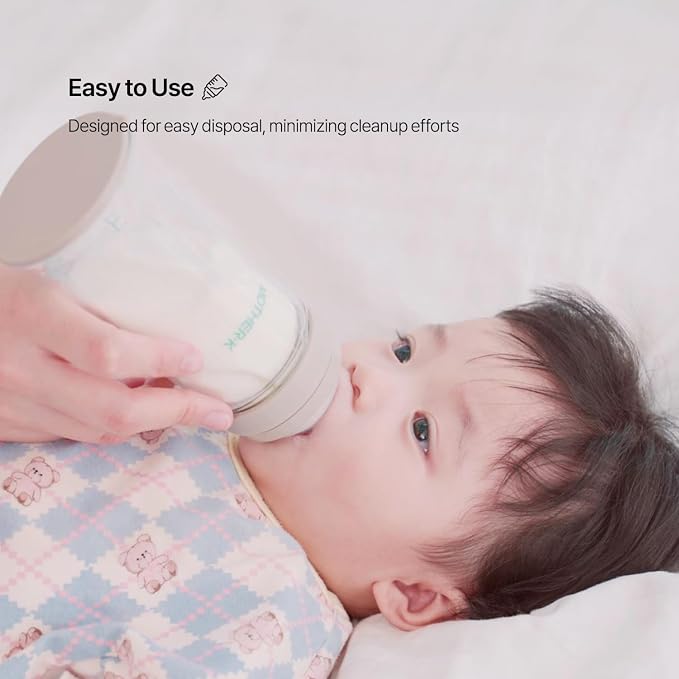 MOTHER-K Disposable Baby Bottle Liner, Must-Have Baby Travel Essentials - Image 9