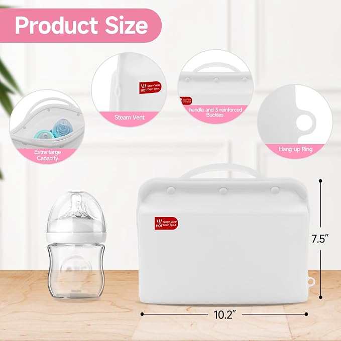 Silicone Microwave Steam Sterilizer Bag - Image 4
