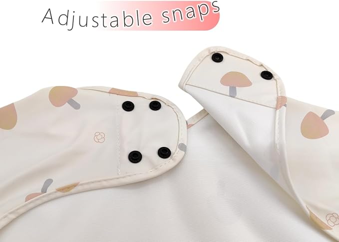 GZMM Waterproof Baby Bibs, Infant Toddler Long Sleeve Feeding Bib - Image 3