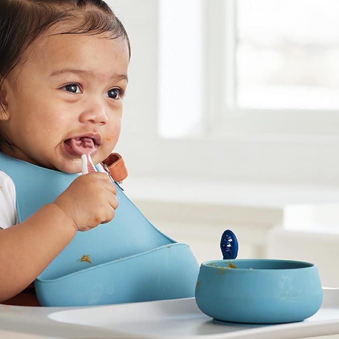 NumNum Baby Bowl & 2 Pack GOOtensils Baby Spoons, Suction Bowls - Image 5