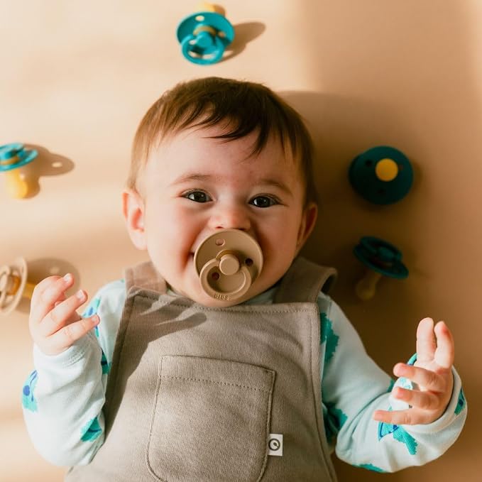 BIBS Pacifiers Colour Collection | Natural Rubber Baby Pacifier | Set of 2 - Image 3