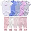 Baby Layette Set Baby Boys' 9-Piece Bodysuits Pants Set Toddler Girl Boy Unisex by Kiddiezoom