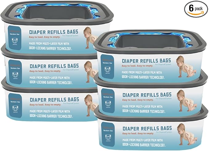 Standard Square Refills Disposal Bags Refill Compatible by KPPTYTY