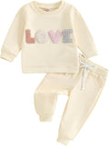 Fernvia Toddler Baby Girl Clothes 3 6 9 12 18 24 Months Fall Outfits Solid Long by Fernvia