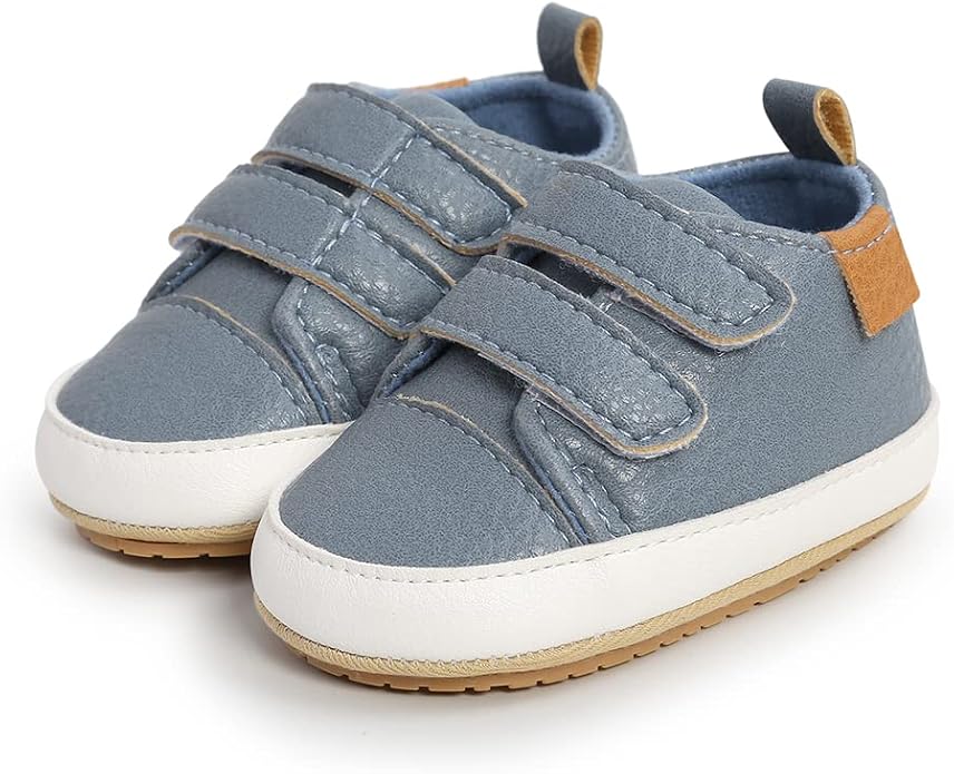 Clowora Baby Boys Girls Shoes Non-Slip Rubber Sole Sneakers Infant First - Image 2