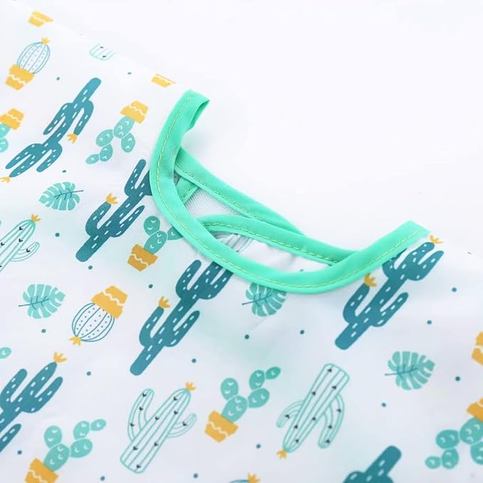 PandaEar 5 Pack Long Sleeve Bibs| Waterproof Full Bib - Image 7