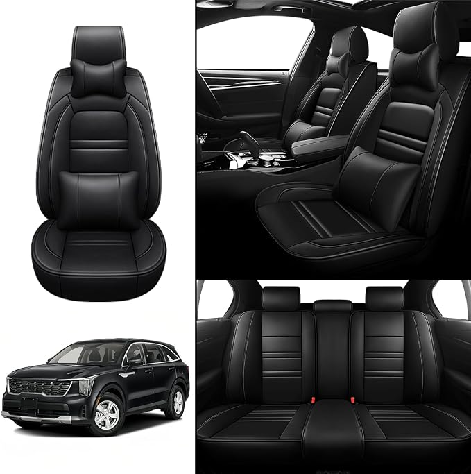Car Seat Covers for kia Sorento 2003-2025 | 5-Seats Seat Covers, Waterproof - Image 2