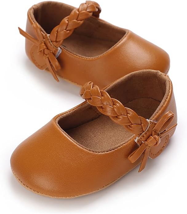 COSANKIM Baby Girls Mary Jane Flats Shoes Anti-Slip Rubber Sole Infant Toddler - Image 6