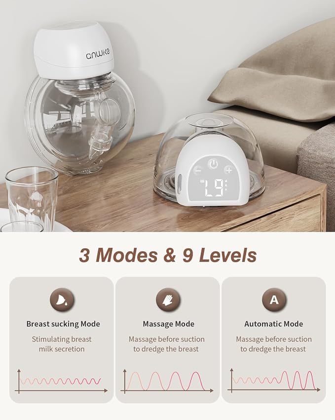 Ultra-Light 193g Hands Free Breast Pump – Quiet & Portable - Image 4