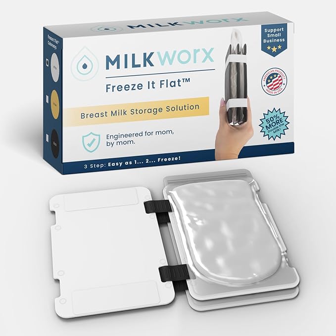 Freeze It Flat Breast Milk Storage Bag Freezer Organizer by MilkWorx