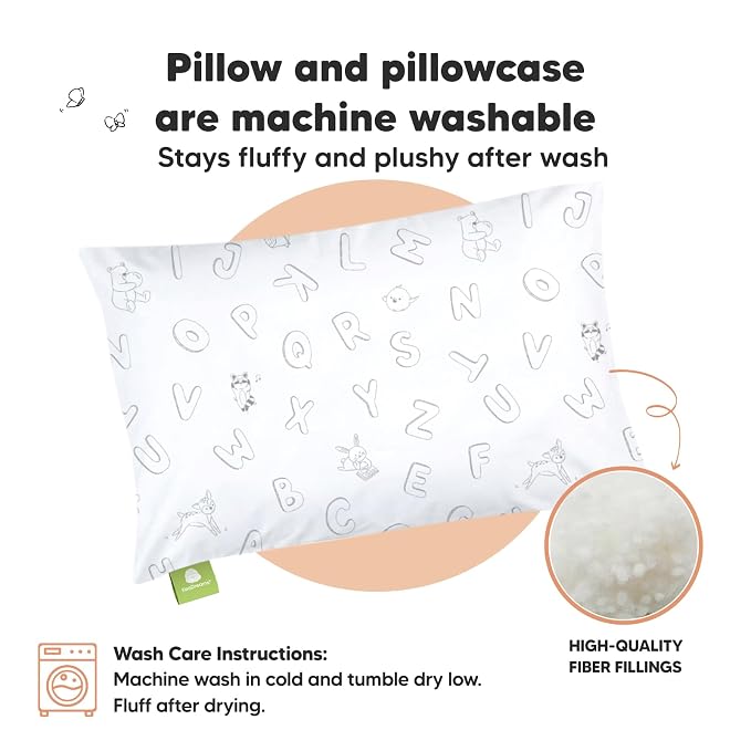 Toddler Pillow with Pillowcase - Image 4