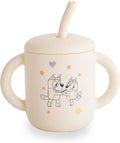 mushie x Bluey 100% Silicone Training Cup & Straw by mushie