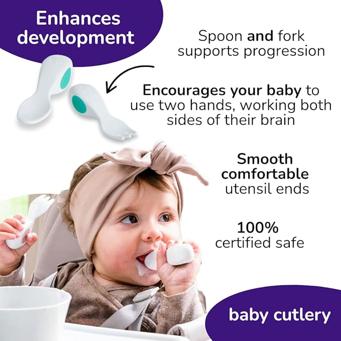 Doddl Baby Spoon and Fork, Cutlery Set - Image 3