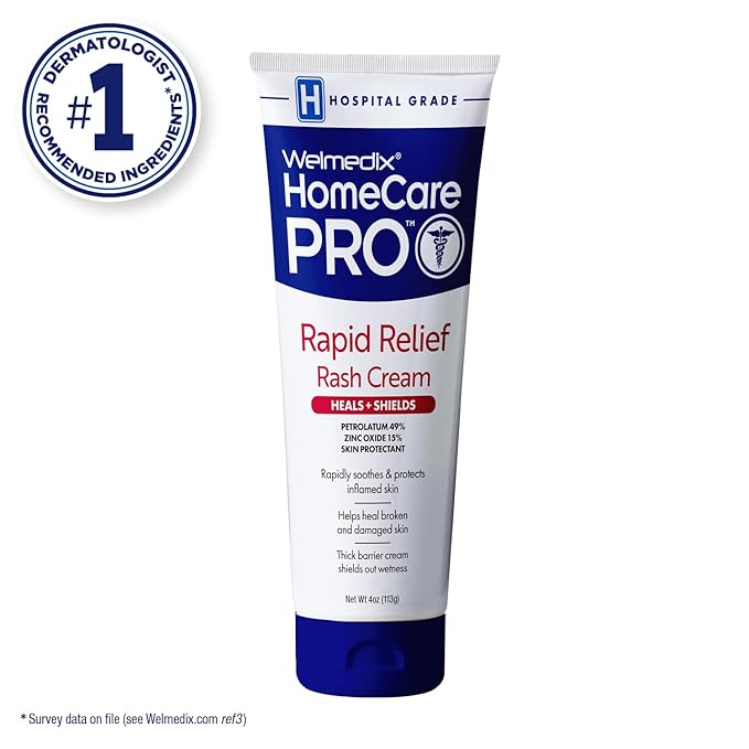 Welmedix HomeCare PRO Rapid Relief Adult Diaper Rash Cream – Extra Thick - Image 2
