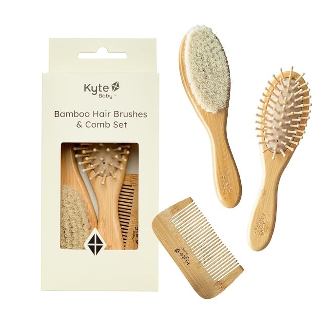 Kyte BABY Bamboo 3-Piece Brush Set by KYTEBABY