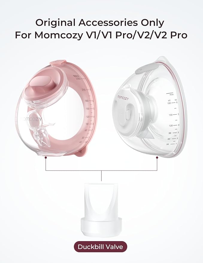 Momcozy Original V1 Pro/V2 Pro Breast Pump Replacement Accessories, Duckbill - Image 2