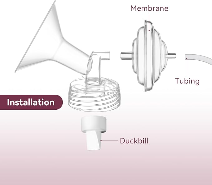 12PCS Duckbill Valve & Silicone Membrane Diaphragm Replacement Compatible - Image 3