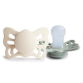 FRIGG Butterfly Anatomical SilkySoft Silicone Baby Pacifier | Made in Denmark | by mushie