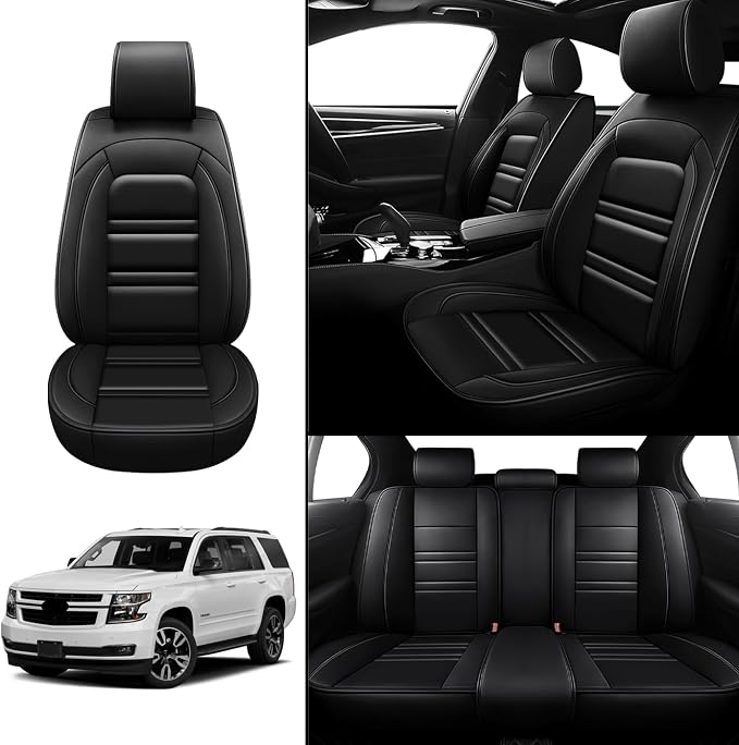 Seat Covers for Chevy Tahoe 1995-2025 | 5-Seats Leather Seat Covers - Image 2
