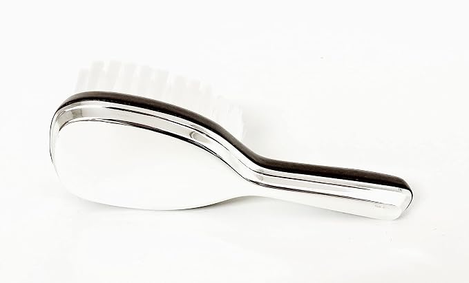 Cunill Personalized Sterling Silver Baby Brush, Solid 925 Sterling Silver Handle - Image 3