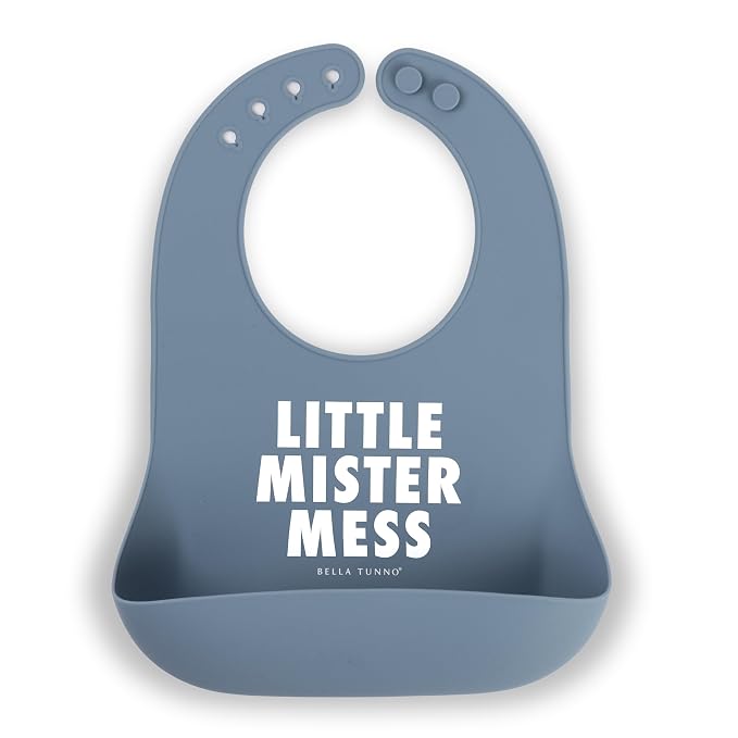 Baby Bib for Eating by Bella Tunno, Waterproof Silicone Bib by BellaTunno