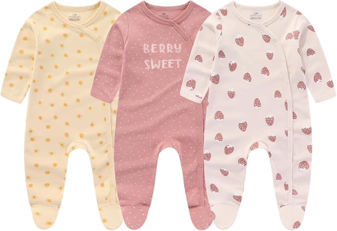 Newborn Layette Gift Set 27-Piece Baby Girl Clothes Bodysuits, Pants Essentials - Image 2