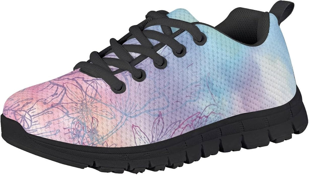 MARSVOVO First Shoes for Walking Boy Girl Athletic Lightweight Flexible Lace-up - Image 2
