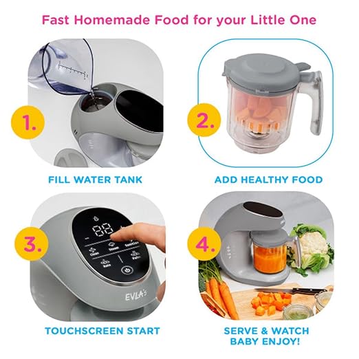 EVLA'S Baby Food Maker, Baby Food Processor - Image 5