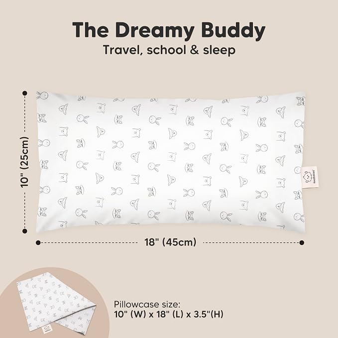 Toddler Pillow with Pillowcase - Image 3