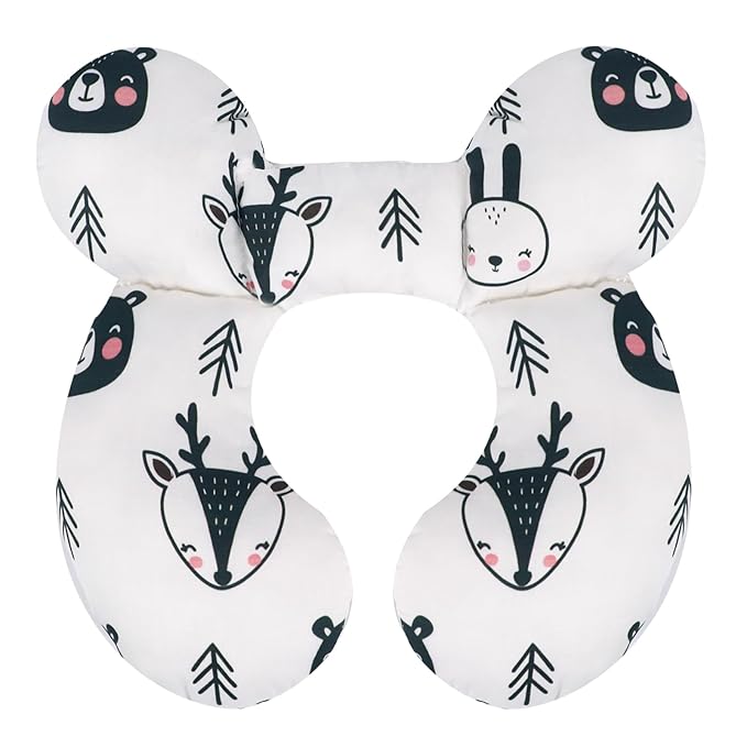 KAKIBLIN Baby Travel Pillow, Upgraded Baby Neck Pillows by KAKIBLIN