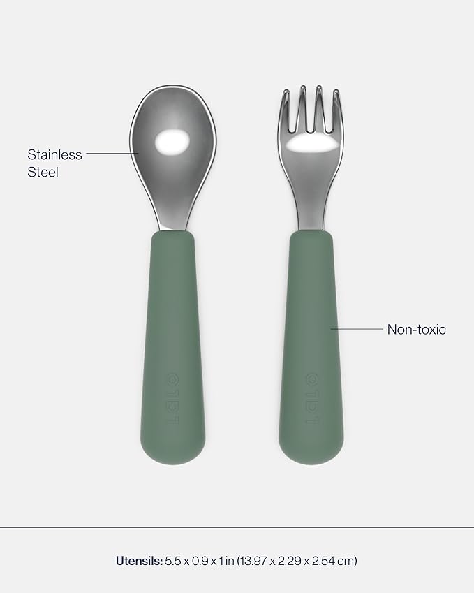 Lalo Big Bites Kids Dinnerware Starter Set - Image 5