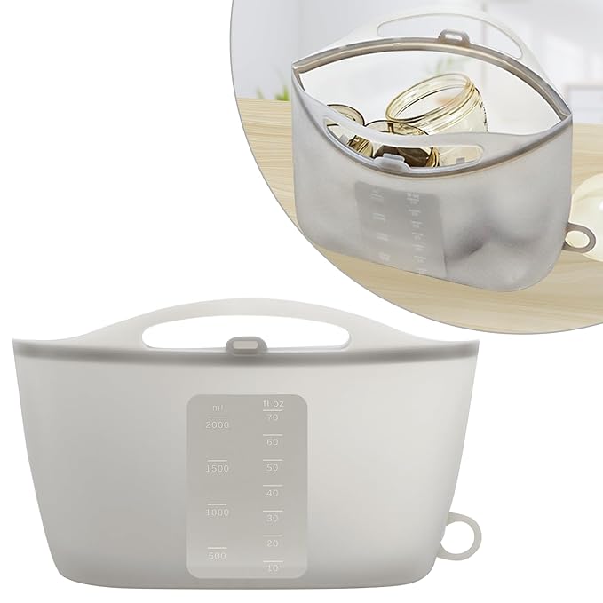 Silicone Microwave Steam Sterilizer Bag by Spidfee