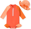 Aalizzwell Baby Girls Long Sleeve One Piece Swimsuit by Aalizzwell