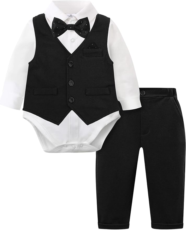 A&J DESIGN Baby Boy Suits Clothes Infant Toddler Formal Gentleman Outfits by AJDESIGN