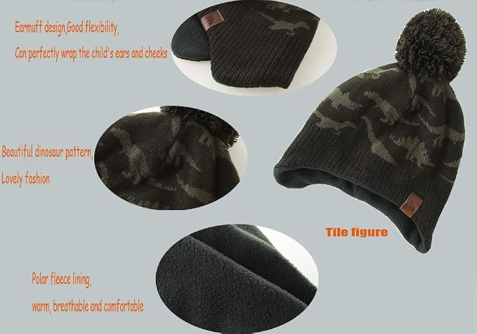 Moon Kitty Baby Boys Hats Toddler Beanies - Image 5