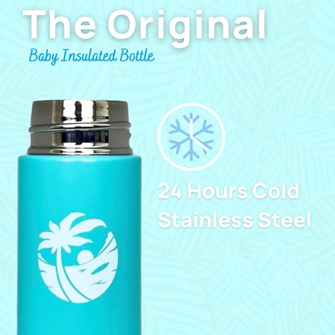 Waiu Insulated Stainless Steel Baby Bottle BPA-Free | Keeps Drinks Hot - Image 3