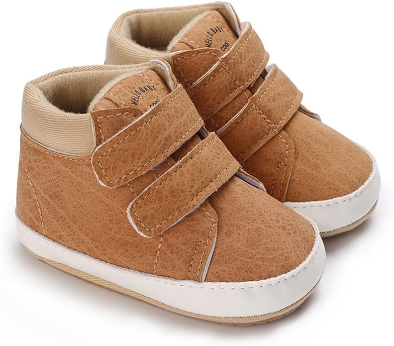 Clowora Baby Boys Girls Shoes Non-Slip Rubber Sole Sneakers Infant First - Image 3